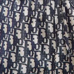 Christian Dior Blue Oblique Silk Chez Moi Shorts S
