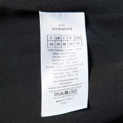 Dior Brown Camel Wool Mid-Length Coat L