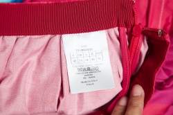 Dior Pink/Multicolor Printed Cotton Shirt and Skirt Set L