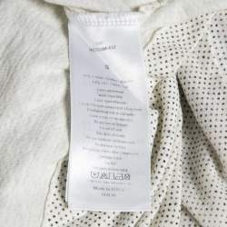 Pre Owned Dior White L'Amoureux Print Cotton T-Shirt S