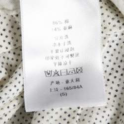 Pre Owned Dior White L'Amoureux Print Cotton T-Shirt S