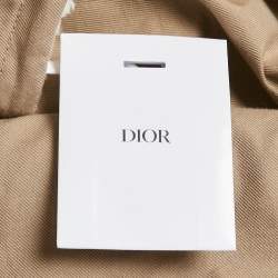 Christian Dior Beige Cotton and Faux Shearling Anorak Jacket XS