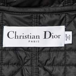 Pre Owned Dior Black Synthetic Hooded Gilet L