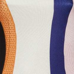 Dior Multicolor Paneled Jersey Sleeveless Midi Dress L