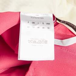 Christian Dior Pink Cotton Trousers L