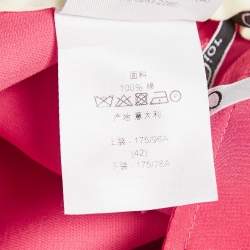 Christian Dior Pink Cotton Trousers L
