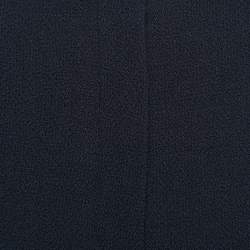 Dior Navy Blue Wool Tailored Trousers S