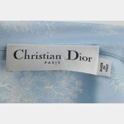 Christian Dior Printed Long Sleeve Silk Shirt