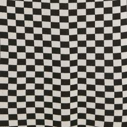 Dior Black/White Check Pattern Jersey Bodycon Midi Dress M