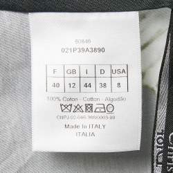 Pre Owned Dior Multicolor Tie-Dye Print Cotton Lace-Up Detail Pants M