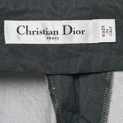 Pre Owned Dior Multicolor Tie-Dye Print Cotton Lace-Up Detail Pants M