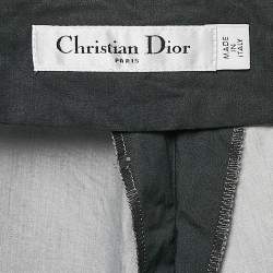 Pre Owned Dior Multicolor Tie-Dye Print Cotton Lace-Up Detail Pants M