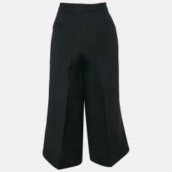 Pre Owned Dior Black Wool Blend Culotte M
