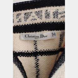 Pre Owned Christian  Dior Logo Plaid Mini Skirt FR Women 34