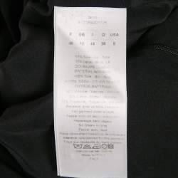 Pre Owned Christian Dior Black Silk Blend and Lace Short Dress M