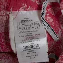 Dior Pink Toile de Joey Jacquard Mini Skirt M