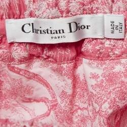 Dior Pink Toile de Joey Jacquard Mini Skirt M