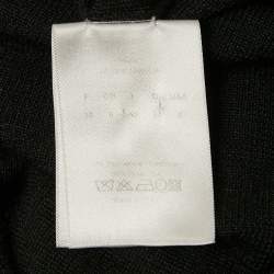 Dior Black Cashmere Knit Long Sleeve Turtle Neck Sweater S