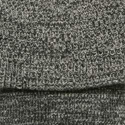 Christian Dior Monochrome Cashmere Rib Knit Ruffle Detail Sweater S