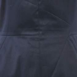 Dior Navy Blue Cotton Sleeveless Short Dress M