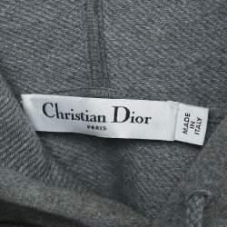 Christian Dior Grey Start Embroidered Sweatshirt and Shorts Sets S