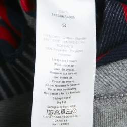 Christian Dior Grey Start Embroidered Sweatshirt and Shorts Sets S