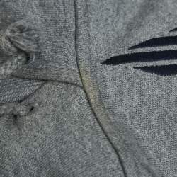 Christian Dior Grey Start Embroidered Sweatshirt and Shorts Sets S
