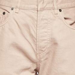 Dior Dusty Pink Denim Straight Fit Jeans S/Waist 31"
