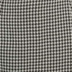 Christian Dior Black/White Houndstooth Wool Skorts L