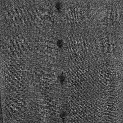 Dior Black Wool Midi Wrap Dress XL