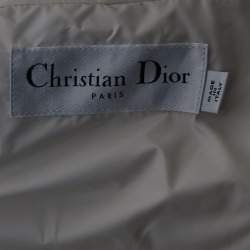 Christian Dior Cream Lurex Jacquard and Gabardine Ski Jacket and Pants Set S