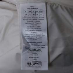 Christian Dior Cream Lurex Jacquard and Gabardine Ski Jacket and Pants Set S