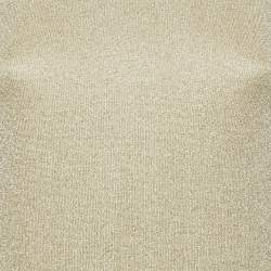 Christian Dior Gold Lurex Knit Sleeveless Mini Bodycon Dress S