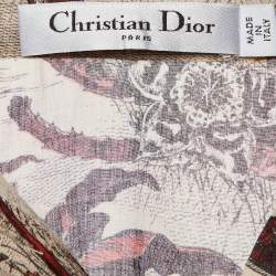 Christian Dior Multicolor Printed Cotton Tunic L