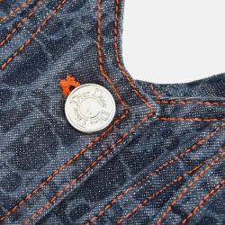 Christian Dior Sleeveless Indigo Denim Dress Size 36