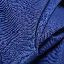 Dior Blue Knit Flared Sleeveless Top M