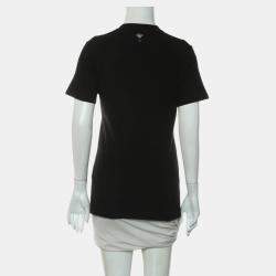 J'Adior 8 Printed Black T-Shirt Size S