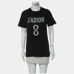 J'Adior 8 Printed Black T-Shirt Size S