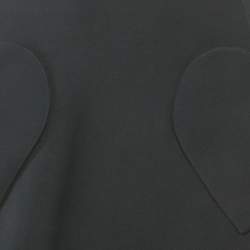 Christian Dior Black Wool Heart Pocket Detail Mini Skirt S