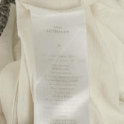 Dior Ivory J'Adior 8 Print Cotton Knit Crew Neck T-Shirt S