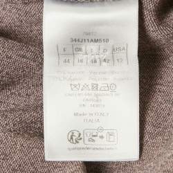Pre Owned Christian Dior Pink Knit Toile de Jouy Sauvage Dioriviera Mini Skirt L