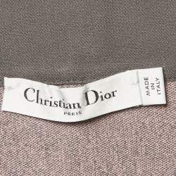 Pre Owned Christian Dior Pink Knit Toile de Jouy Sauvage Dioriviera Mini Skirt L