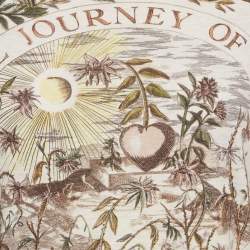 Pre Owned Christan Dior White Printed Cotton Brutal Journey Of The Heart T-Shirt XS  