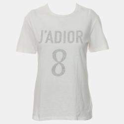 Dior Orange Dioriviera Printed Cotton Crewneck T-Shirt S