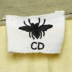 Pre Owned Dior Yellow Tie-Dye Cotton Long Skirt S