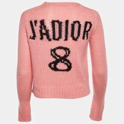 Christian Dior Pink J'Adior Cashmere Knit Sweater S Dior