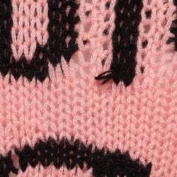 Pre Owned Christian Dior Pink J'Adior Cashmere Knit Sweater S