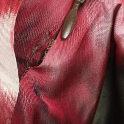 Pre Owned Dior Multicolor Printed Silk Belted Maxi Skirt M