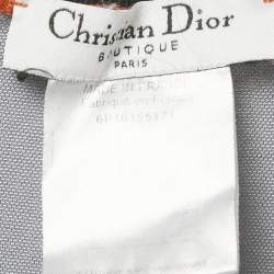 Pre Owned Christian Dior Vintage Navy Blue Jersey Flight Collection Tank Top M