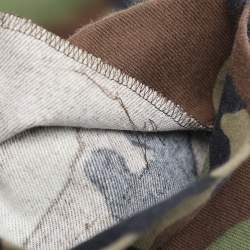 Pre Owned Dior Camouflage Stretch Cotton Capri Pants L